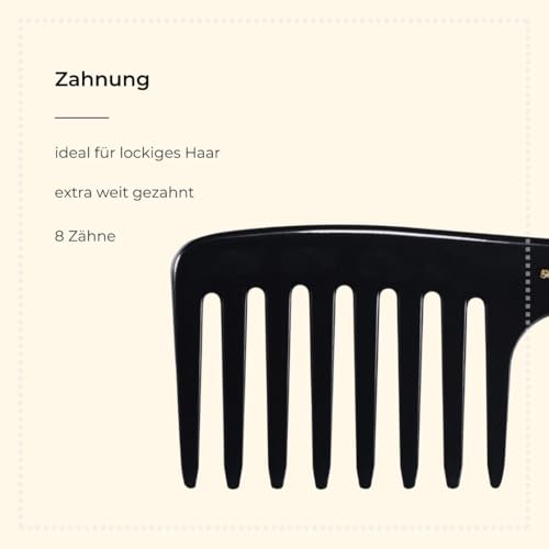 Hercules Sägemann, Magic Star comb, 9 inches, 1 set, (1 x 1 piece), 5660