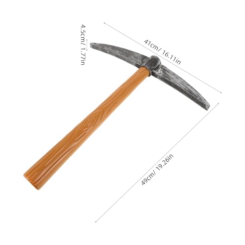 Foam Pickaxe Prop 2 Pack - Fantasy Dwarf Costume Accessory for Cosplay & Parties