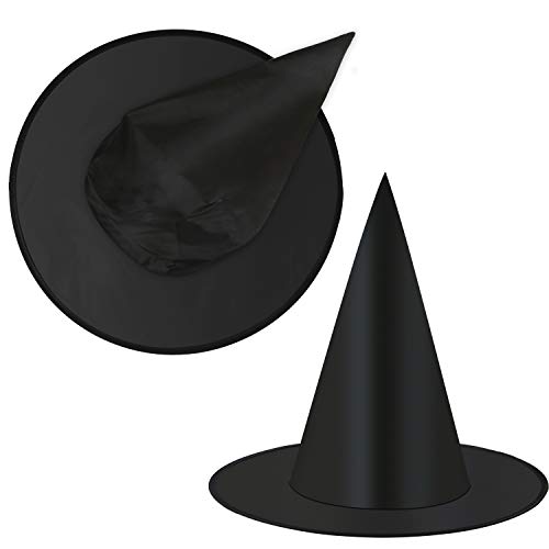 36 Pack Halloween Witch Hats Costume Accessories Black Witch Hats for Party & Decoration