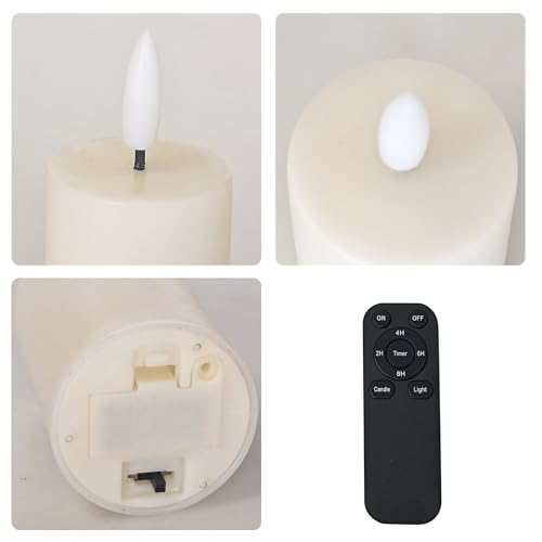 6 Pack Flameless LED Votive Candles with Remote Waterproof Safe Home Decor