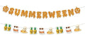 2pcs Summerween Party Banner Halloween Birthday Decorations for Kids & Adults