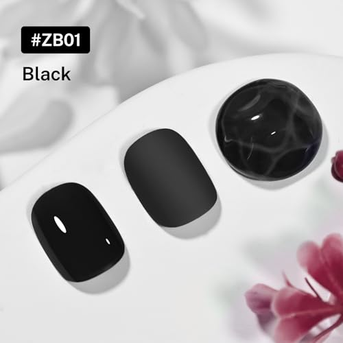 Black Nail Polish 16.5ml Fast Drying & High Gloss Finish - OpenLive