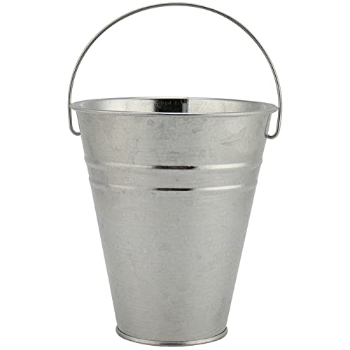Mini Galvanized Bucket Set - 25 Pails for Parties, Decor, Gardening & Gifts
