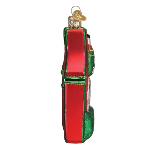 Glass Blown BBQ Apron Ornament - Handcrafted Holiday Kitchen Decoration