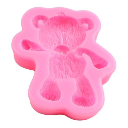 Bear Silicone Fondant Mold - Teddy Bear Candy & Chocolate Molds, Style C