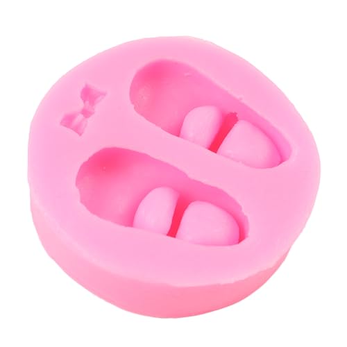 Baby Foot Print Silicone Mold Baby Shoes Fondant Cake Decorating - Style D