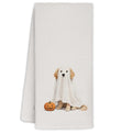 Ghost Halloween Hand Dish Towel for Kitchen & Bathroom Decor - 16x24 in - Funny Gothic Gift