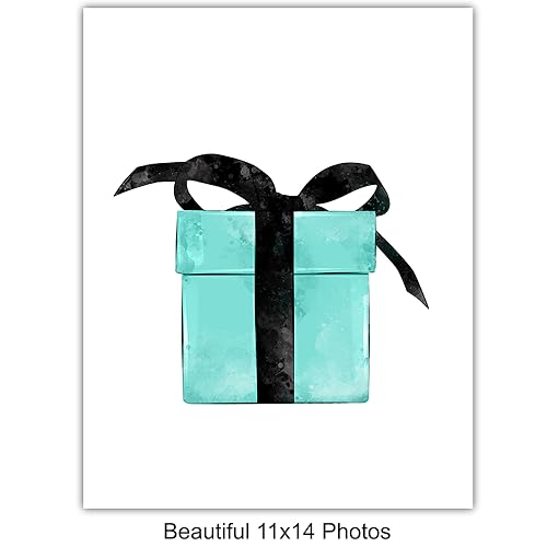 Glamorous Couture Wall Art Poster - 11x14 Unframed Fashion Home Decor for Women & Teens