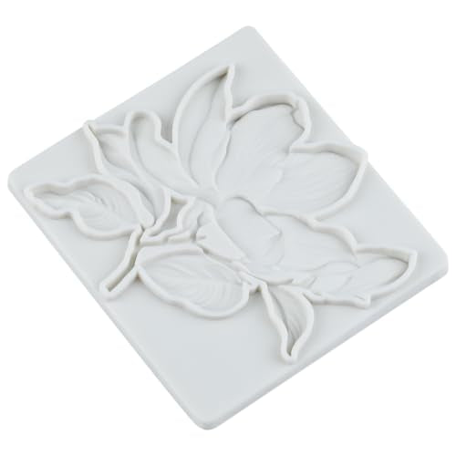 Flower Silicone Mold Set of 4 - Peony, Camellia, Magnolia, Lily - Style D