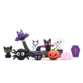 Halloween Miniature Figurine Set with Resin Tree Branch - Spooky Desk Decor - Halloween