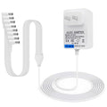 4.5V 8 Output Power Adapter for Lemax Spooky Town Christmas Village - White