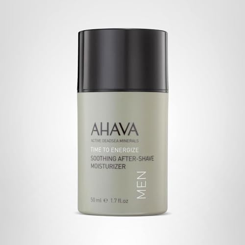 AHAVA Men's Soothing After-Shave Moisturizer - Light-absorbing Lotion to Calm, Hydrate & Relieve the Skin After Shaving, Enriched by Exclusive Osmoter & G-Force blend, Calendula & Hamamelis, 1.7 Fl.Oz