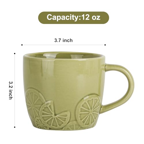 Dog Ceramic Mug with Hidden 3D Animal Inside - Sage Green Labrador Variation