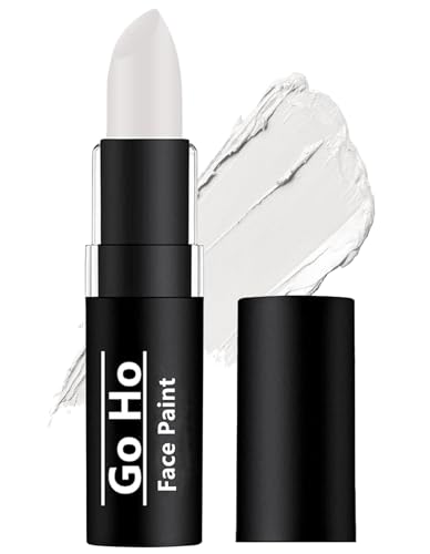 White Clown Makeup Stick - Thin Blendable Face & Body Paint for SFX Halloween