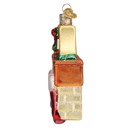 Family of 3 Christmas Stockings Glass Blown Ornament Holiday Decor - Handcrafted