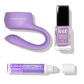Violet Vibes Nail Polish Set - 5-Minute Manicure & Cuticle Hydration