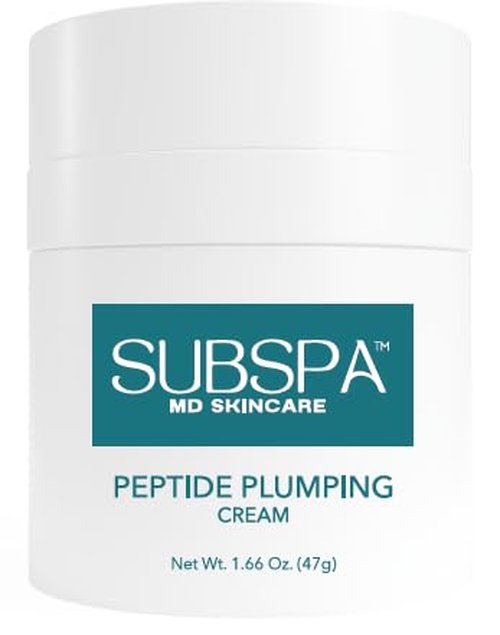 MD Peptide Plumping Cream - Anti-Aging Moisturizer with Peptides & Hyaluronic Acid - Hydrates & Firms - 1.66 oz