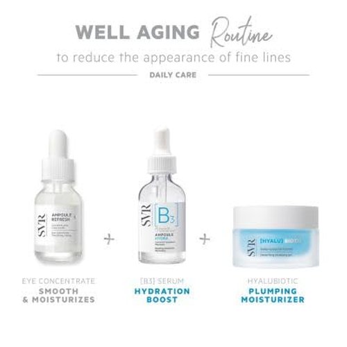 SVR [B3] Hydra Plumping Face Serum - Moisturizing Formula with Niacinamide & 3 Types of Hyaluronic Acid | 1 Fl. Oz.
