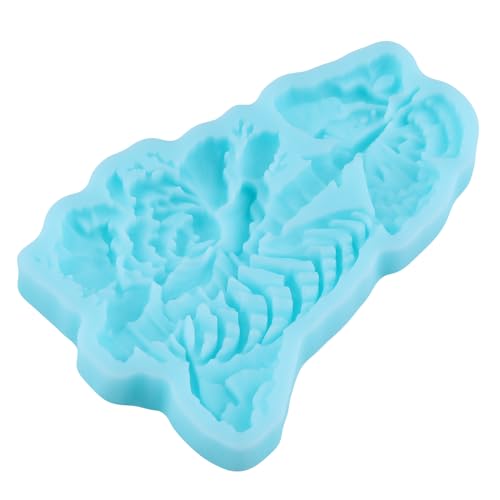 Halloween Skeleton Fondant Mold Butterfly Flower Silicone Mold - Style E