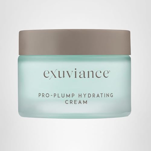 EXUVIANCE Pro-Plump Hydrating Cream, Firming and Hydrating Anti Aging Moisturizer, for Fine Lines and Wrinkles, with Hyaluronic Acid and Peptide Complex, 1.6 oz
