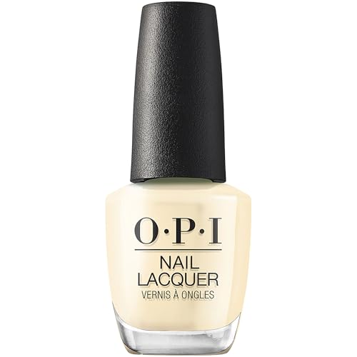 OPI Nail Lacquer - Blinded by the Ring Light Opaque Soft Yellow - Long Lasting Nail Polish