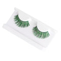 Green False Eyelashes 3D Individual Fluffy Lash Clusters - NATUHANA