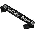Gothic Birthday Sash for Emo & Halloween Parties - Black & Silver Glitter