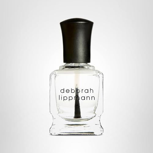 Deborah Lippmann Ultra Quick-Dry Top Coat, Clear | Protects Nail Polish Color, Long-Lasting High Shine | Fast Drying Finish for Manicure | Addicted To Speed, 0.5 Fl Oz