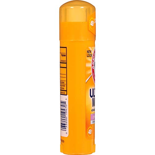 Arm & Hammer Ultra Max Antiperspirant Deodorant, Powder Fresh, Solid, 2.6 Ounce (Pack of 6)
