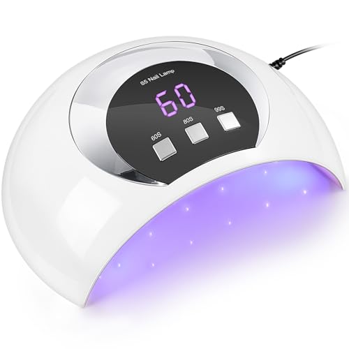 54W UV LED Nail Lamp for Gel Nails, Curing Light, Nail Art Tools