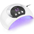 54W UV LED Nail Lamp for Gel Nails, Curing Light with Smart Sensor & Timer