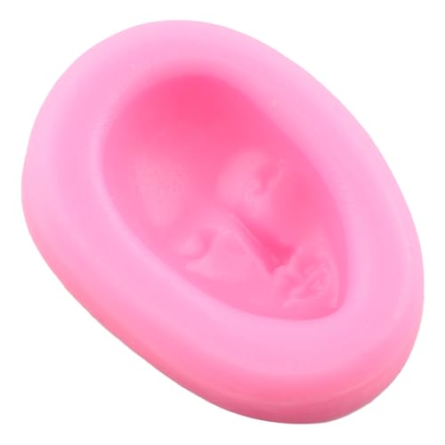 3D Human Face Silicone Fondant Mold - Style A Cake Decoration Tool