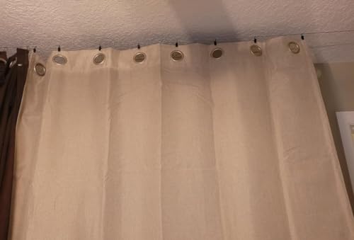 Steel Curtain Light Hooks with Clips for Hanging Decor and Camping