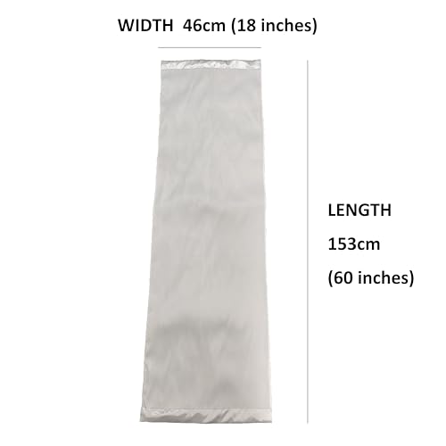 LED Fiber Optic Light Up Coffee Table Runner - White Fabric for Party & Holiday Decor