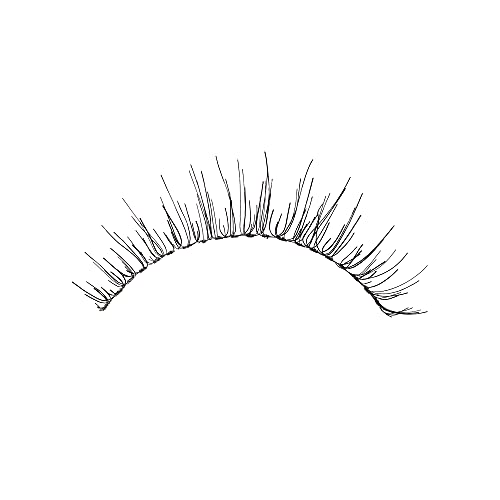 Reusable Natural False Eyelashes - No. 03 Double Pack with Applicator - Black