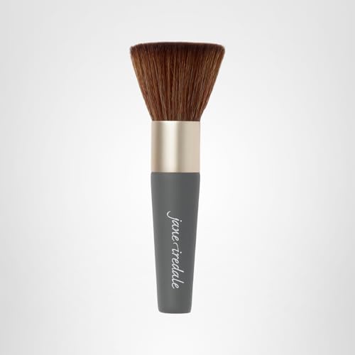 jane iredale Pro Series The Handi Brush, Medium, Semi-Dense Complexion Brush for Controlled, Even Application of Powder Makeup, Vegan, Cruelty Free