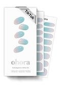 ohora Semi Cured Gel Nail Strips - Blue Ombre, N Soap Bubble Variation