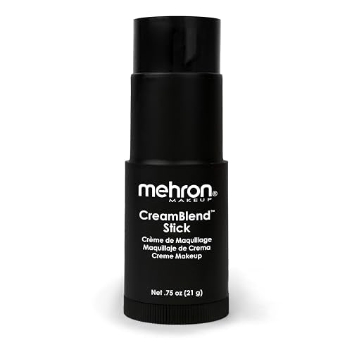 CreamFace & Body Paint Stick - Black - Professional Makeup - 1 Count (Variation of THIS listing: Black / 1 Count)