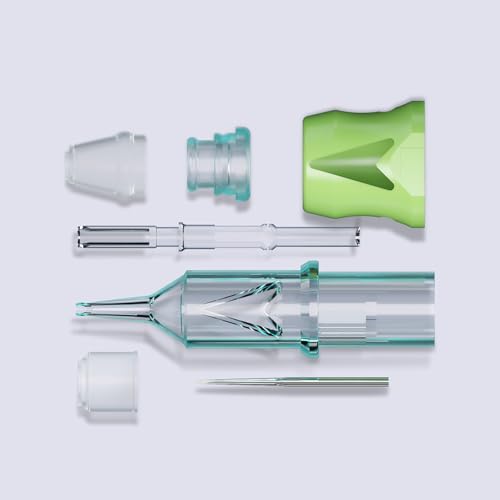 OG PRODUCE Tattoo Cartridge Needles 20Pcs Round Liner Bugpin Disposable Tattoo Needle Cartridges for Rotary Tattoo Machine Pen Gun 1005RL