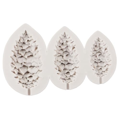 Silicone Pine Cone Cake Mold Set of 3 for Cake Decorating & Crafts