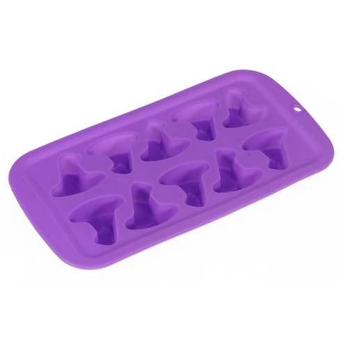 Halloween Witch Hat Silicone Ice Cube Tray & Chocolate Mold - 10 Cavities