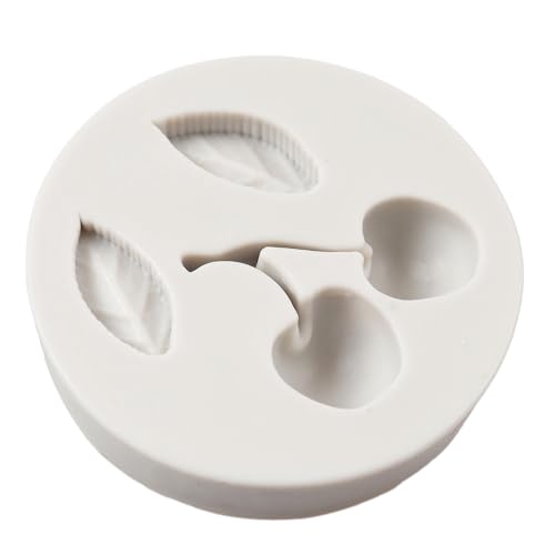 Cherry Silicone Mold with Cherry Leaves for Cake Decorating - Style K