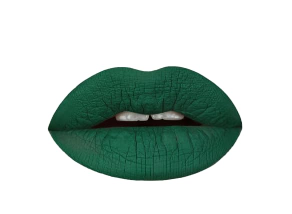 Emerald Green Matte Liquid Lipstick - Long-Lasting, Vegan & Cruelty-Free