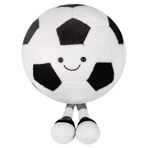 Soccer Plush Pillow - Soft Football Cushion for Kids & Decor