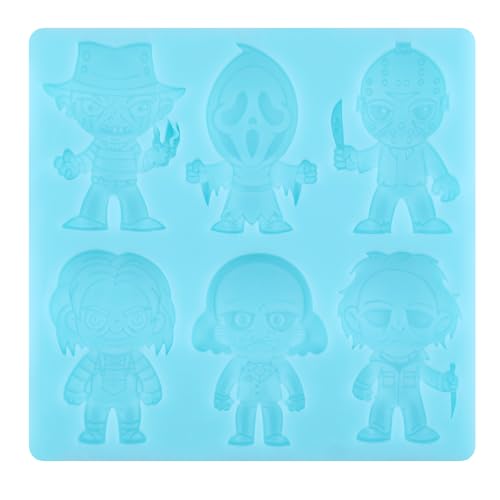 Halloween Cake Decoration Silicone Mold - Horror Cartoon Character, Style A