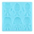 Halloween Cake Decoration Silicone Mold - Horror Cartoon Character, Style A