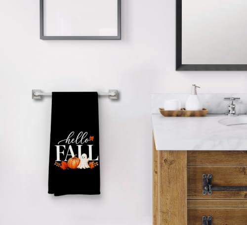 Fall Ghost Kitchen Dish Towels - 16x24 Inches Halloween Decor - Variation of Fall-9 / 1