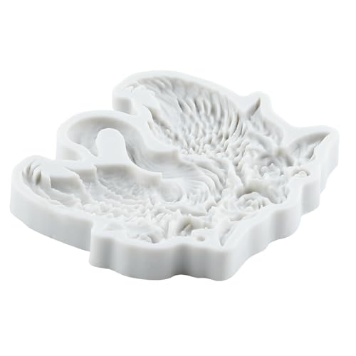 Swan Silicone Fondant Mold for Cake Decorating - Style F