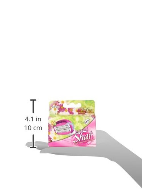 Dorco Shai 6 Blade Razor Cartridges Only - 4 Cartridges, Premium Precision Blades for a Smooth Shave, Compatible with Shai Razors, Ideal for Daily Grooming and Travel