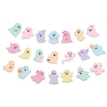 Pastel Ghost Halloween Banner Set - 3PCS Spooky Boo Decorations